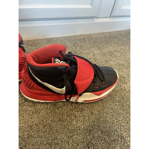 Nike Mens Kyrie 6 TB CK5869-004 Red Black Basketball Shoes Lace Up Size 7 - Picture 3 of 6